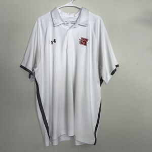 Under Armour Houston Astros Men's 3XL White Black Polo Heatgear